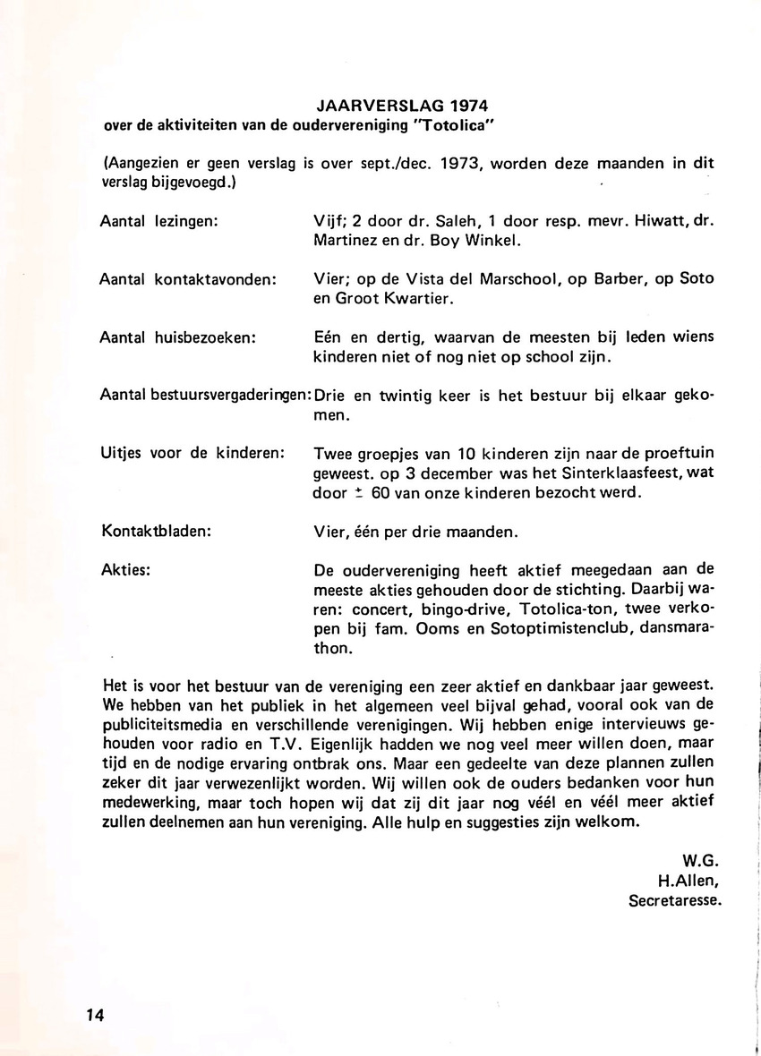 Totolica - kontaktblad vereniging van ouders en vrienden van het geestelijk gehandicapte kind - 1974-1976, nr 1-10 - New Page