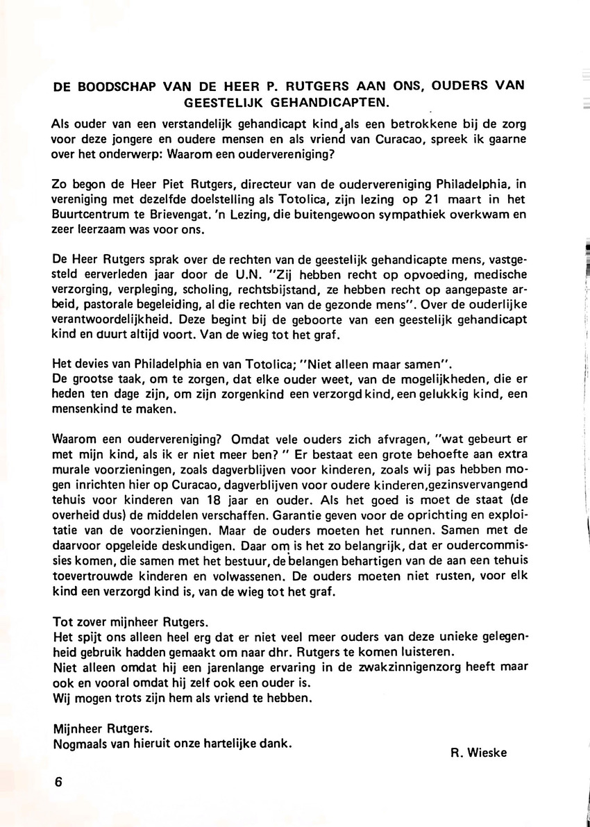 Totolica - kontaktblad vereniging van ouders en vrienden van het geestelijk gehandicapte kind - 1974-1976, nr 1-10 - New Page