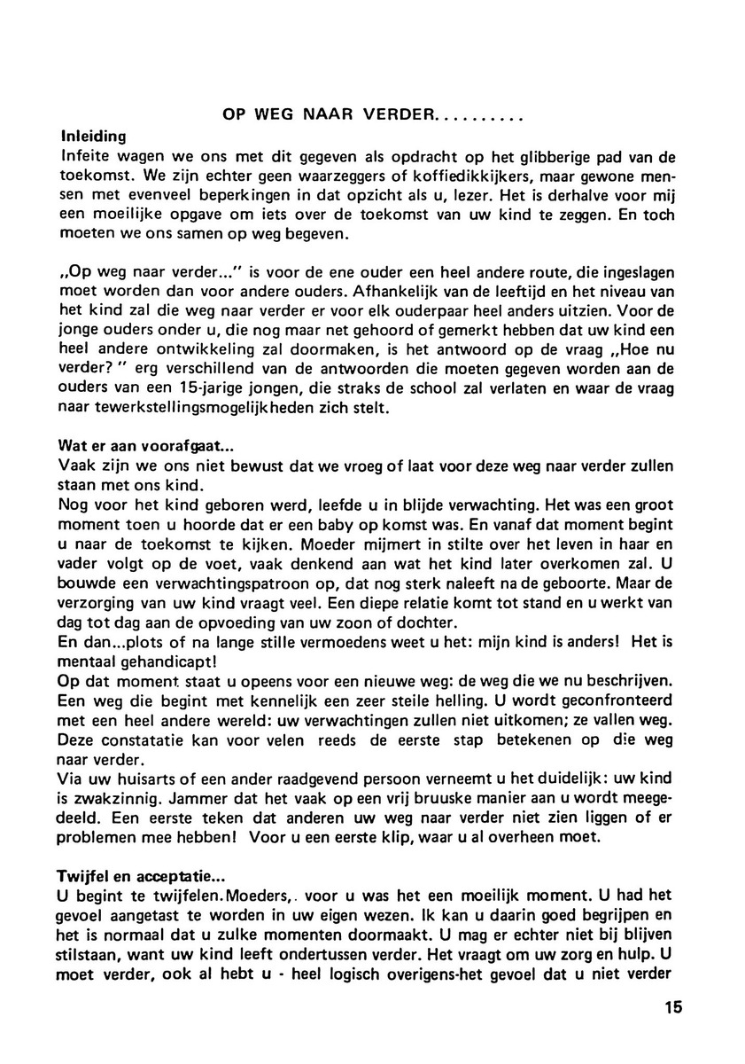 Totolica - kontaktblad vereniging van ouders en vrienden van het geestelijk gehandicapte kind - 1974-1976, nr 1-10 - New Page