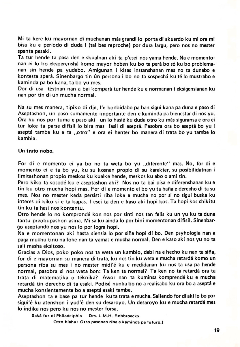 Totolica - kontaktblad vereniging van ouders en vrienden van het geestelijk gehandicapte kind - 1974-1976, nr 1-10 - New Page