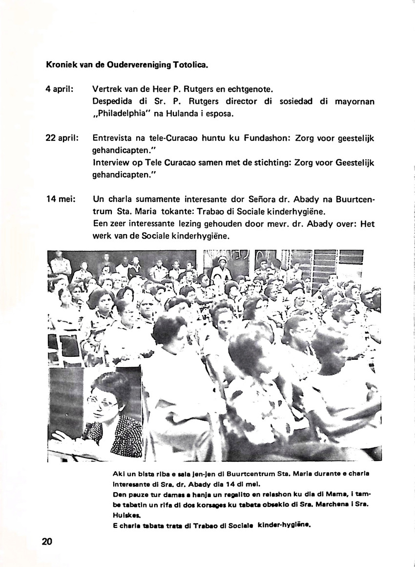 Totolica - kontaktblad vereniging van ouders en vrienden van het geestelijk gehandicapte kind - 1974-1976, nr 1-10 - New Page