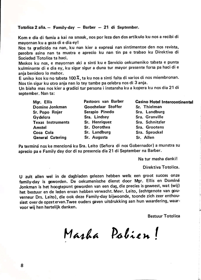 Totolica - kontaktblad vereniging van ouders en vrienden van het geestelijk gehandicapte kind - 1974-1976, nr 1-10 - New Page