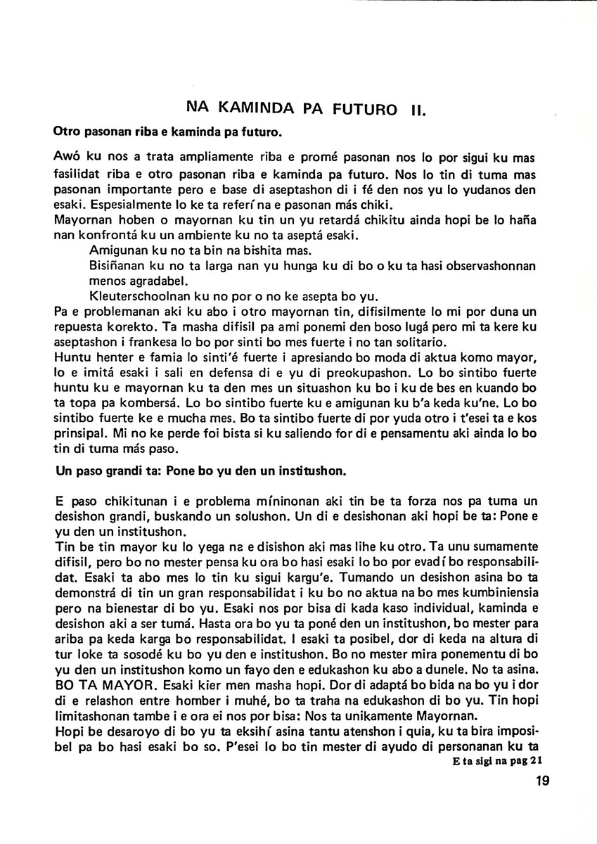 Totolica - kontaktblad vereniging van ouders en vrienden van het geestelijk gehandicapte kind - 1974-1976, nr 1-10 - New Page