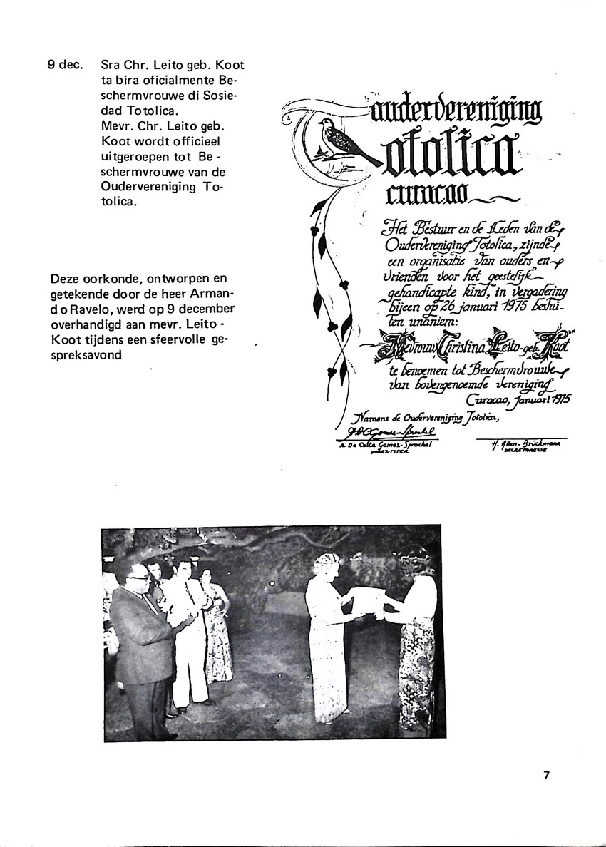 Totolica - kontaktblad vereniging van ouders en vrienden van het geestelijk gehandicapte kind - 1974-1976, nr 1-10 - New Page