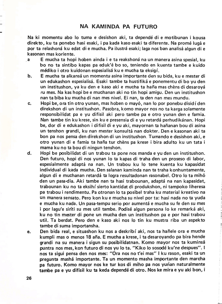 Totolica - kontaktblad vereniging van ouders en vrienden van het geestelijk gehandicapte kind - 1974-1976, nr 1-10 - New Page