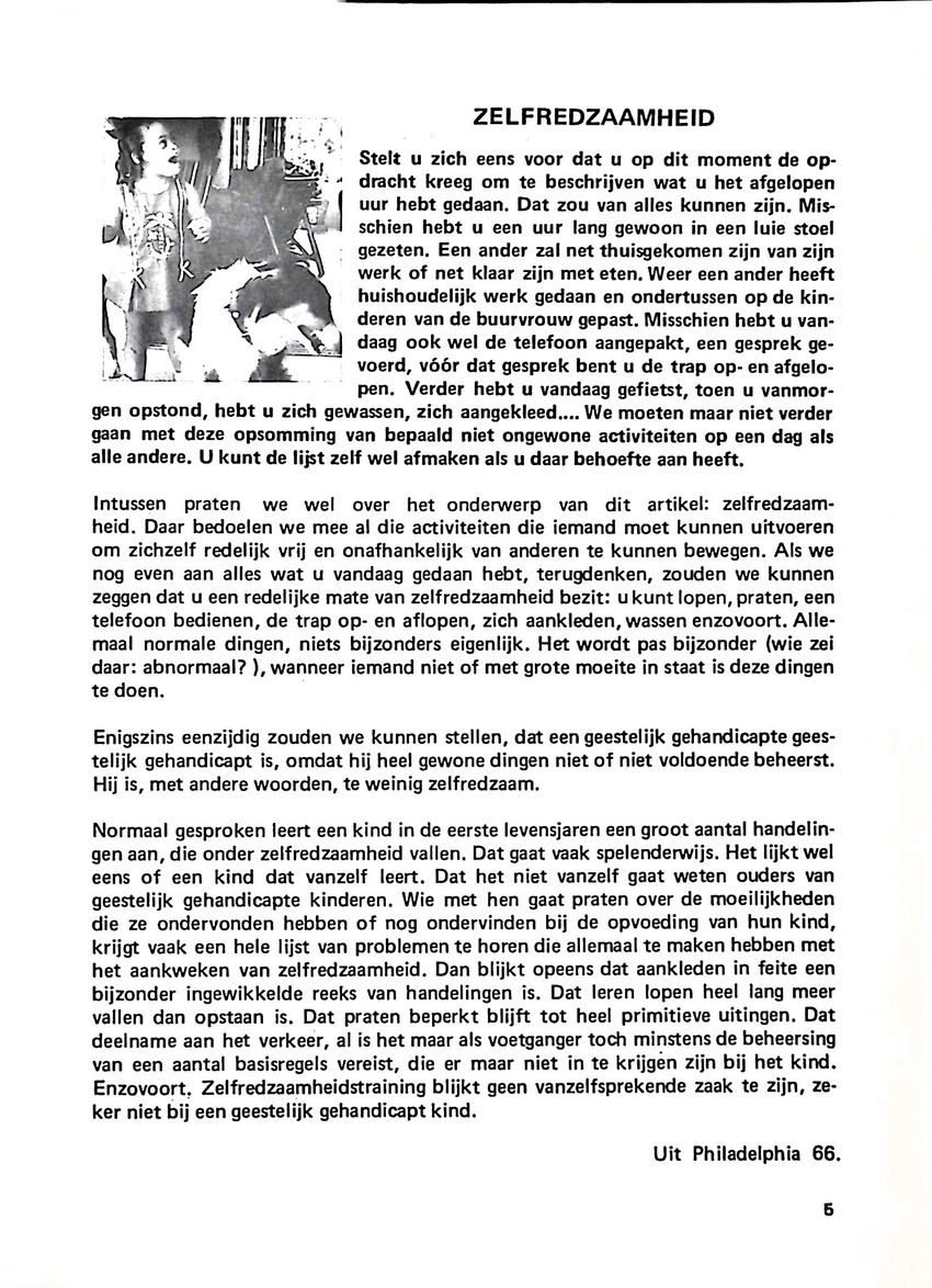 Totolica - kontaktblad vereniging van ouders en vrienden van het geestelijk gehandicapte kind - 1974-1976, nr 1-10 - New Page