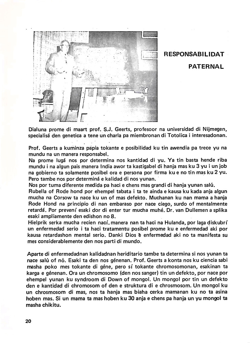 Totolica - kontaktblad vereniging van ouders en vrienden van het geestelijk gehandicapte kind - 1974-1976, nr 1-10 - New Page