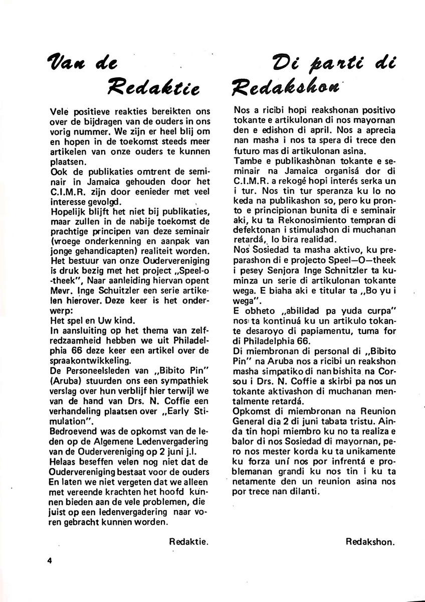 Totolica - kontaktblad vereniging van ouders en vrienden van het geestelijk gehandicapte kind - 1974-1976, nr 1-10 - New Page
