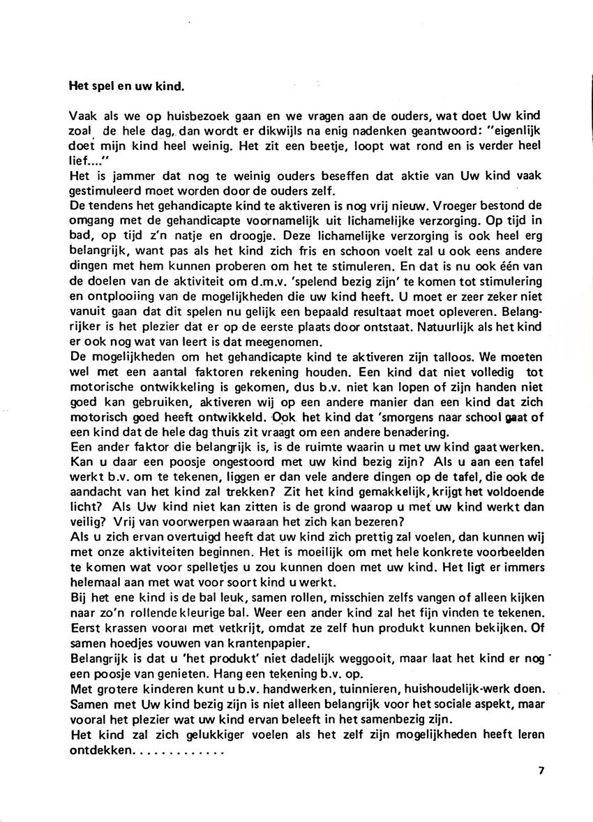 Totolica - kontaktblad vereniging van ouders en vrienden van het geestelijk gehandicapte kind - 1974-1976, nr 1-10 - New Page