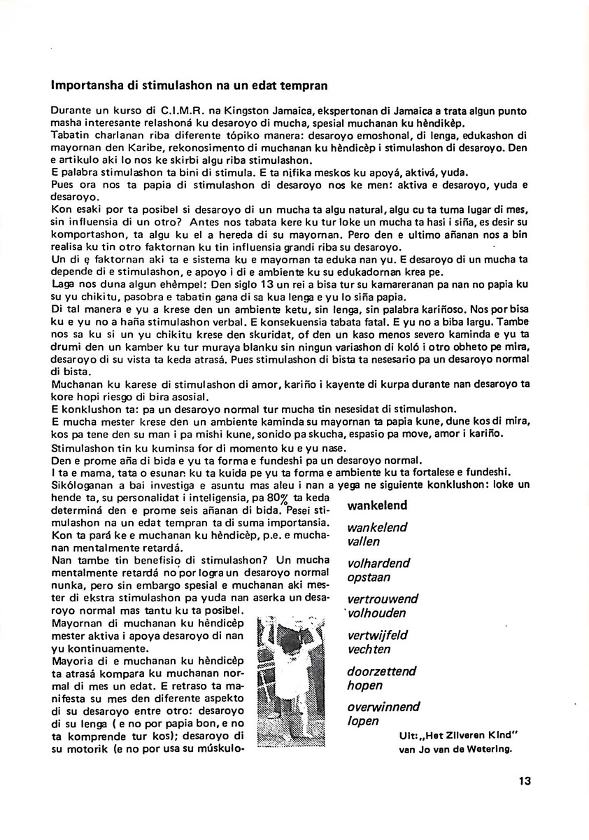 Totolica - kontaktblad vereniging van ouders en vrienden van het geestelijk gehandicapte kind - 1974-1976, nr 1-10 - New Page
