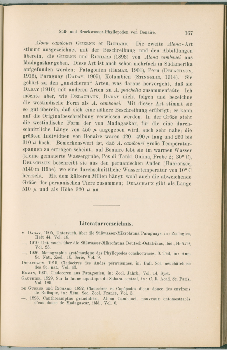 Zoologische Ergebnisse einer Reise nach Bonaire, Curacao und  Aruba im Jahre 1930 - 1. Teil - New Page