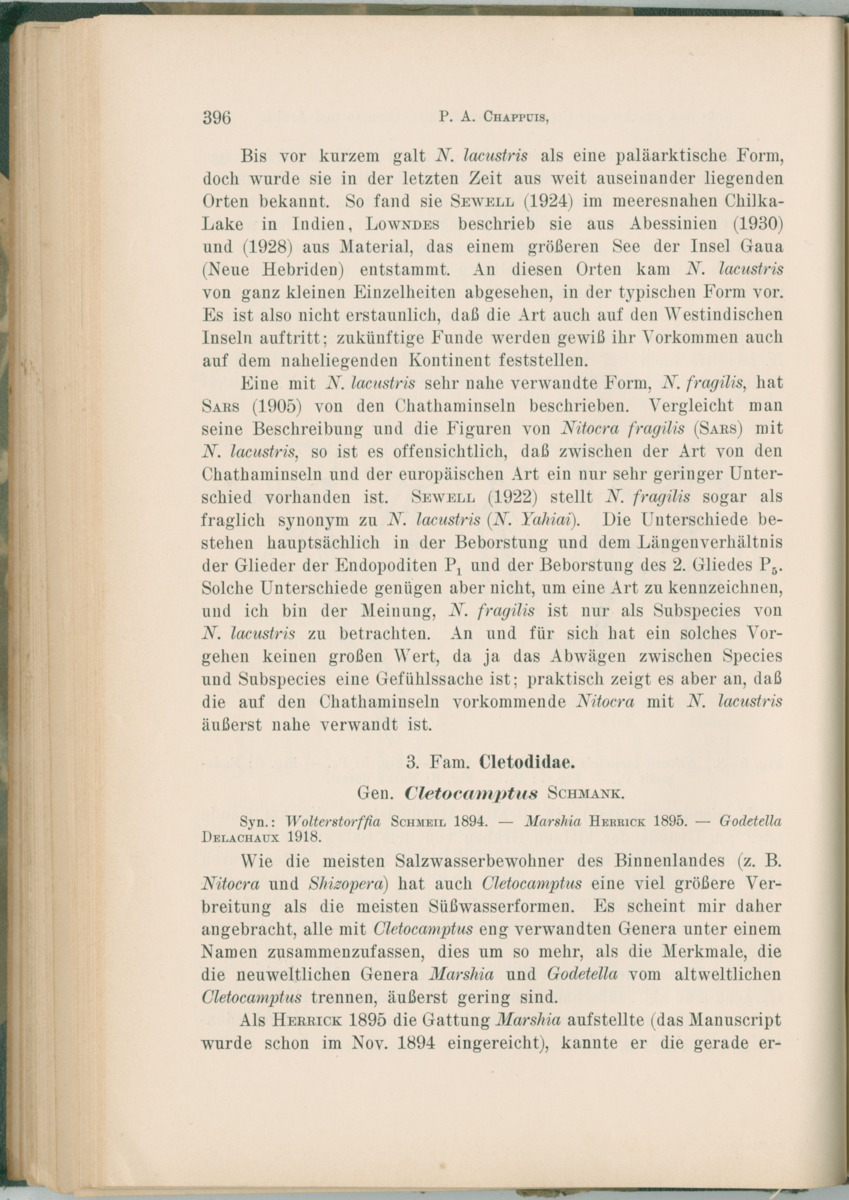 Zoologische Ergebnisse einer Reise nach Bonaire, Curacao und  Aruba im Jahre 1930 - 1. Teil - New Page