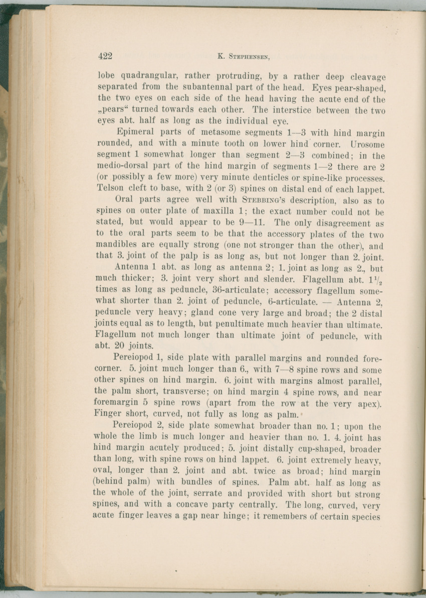 Zoologische Ergebnisse einer Reise nach Bonaire, Curacao und  Aruba im Jahre 1930 - 1. Teil - New Page