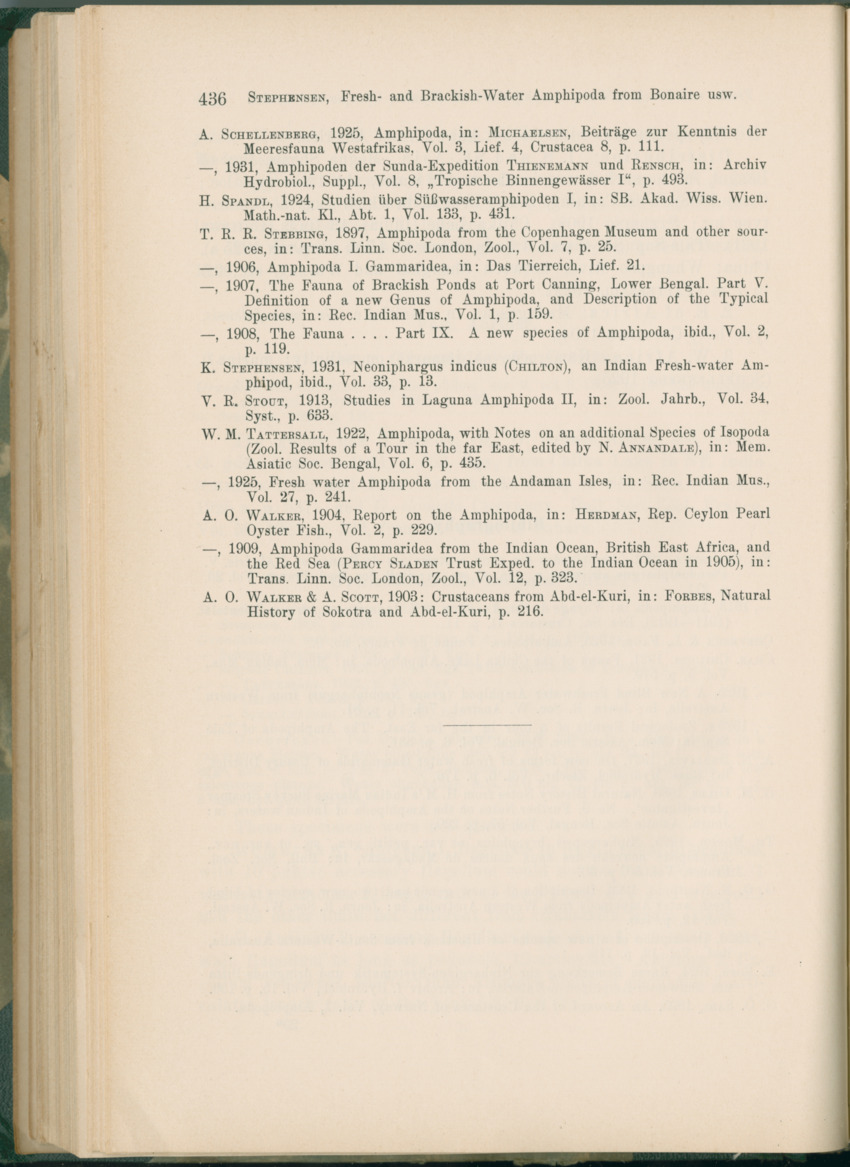 Zoologische Ergebnisse einer Reise nach Bonaire, Curacao und  Aruba im Jahre 1930 - 1. Teil - New Page