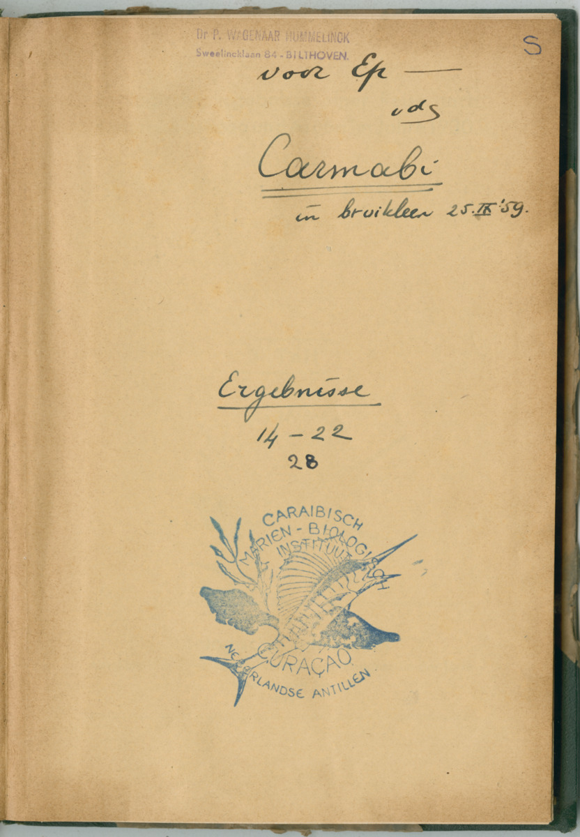 Zoologische Ergebnisse einer Reise nach Bonaire, Curacao und  Aruba im Jahre 1930 - 3. Teil - New Page