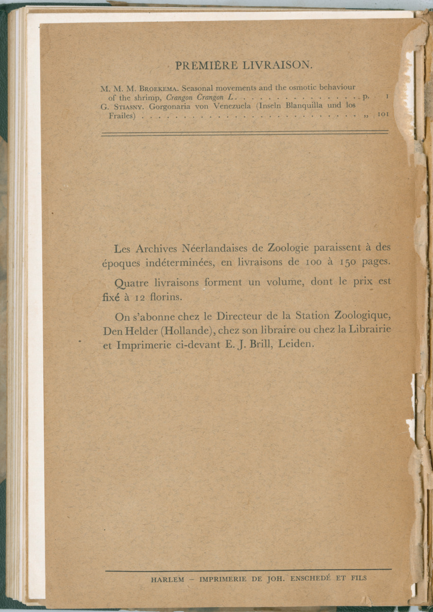 Zoologische Ergebnisse einer Reise nach Bonaire, Curacao und  Aruba im Jahre 1930 - 3. Teil - New Page