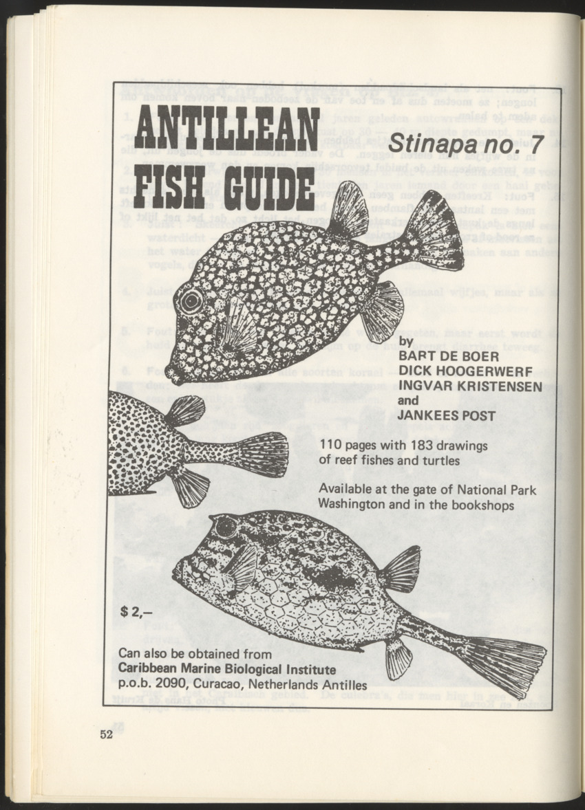 Uitgaven Stinapa - No. 10 - Bida den Laman I - New Page