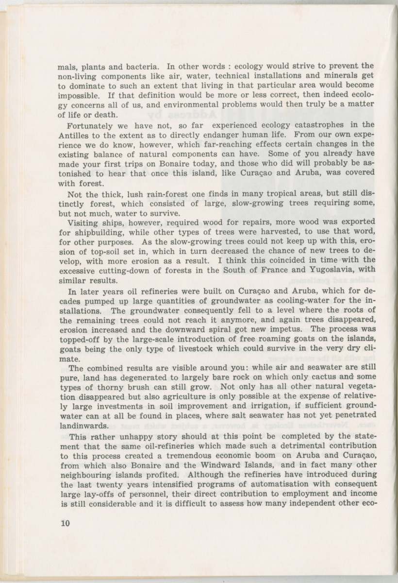 Uitgaven Stinapa - No. 11 - Ecology Conference on Flamingoes, Oil Pollution and Reefs, Bonaire 25-28 September 1975 - New Page