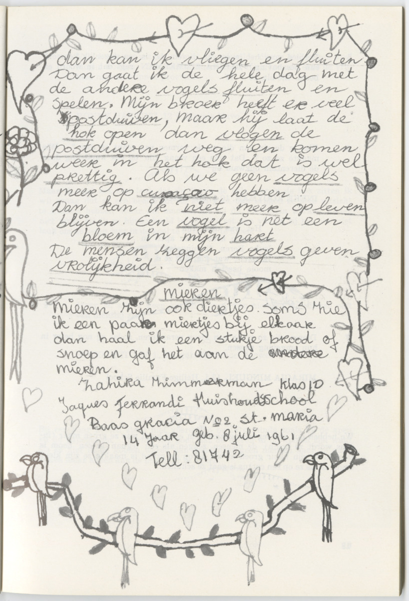 Uitgaven Stinapa - No. 12 - Kinderen over Dieren - New Page