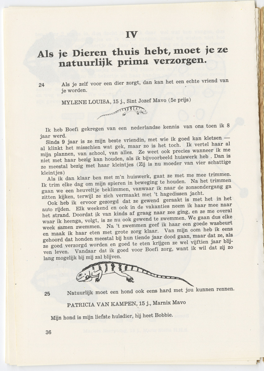 Uitgaven Stinapa - No. 12 - Kinderen over Dieren - New Page