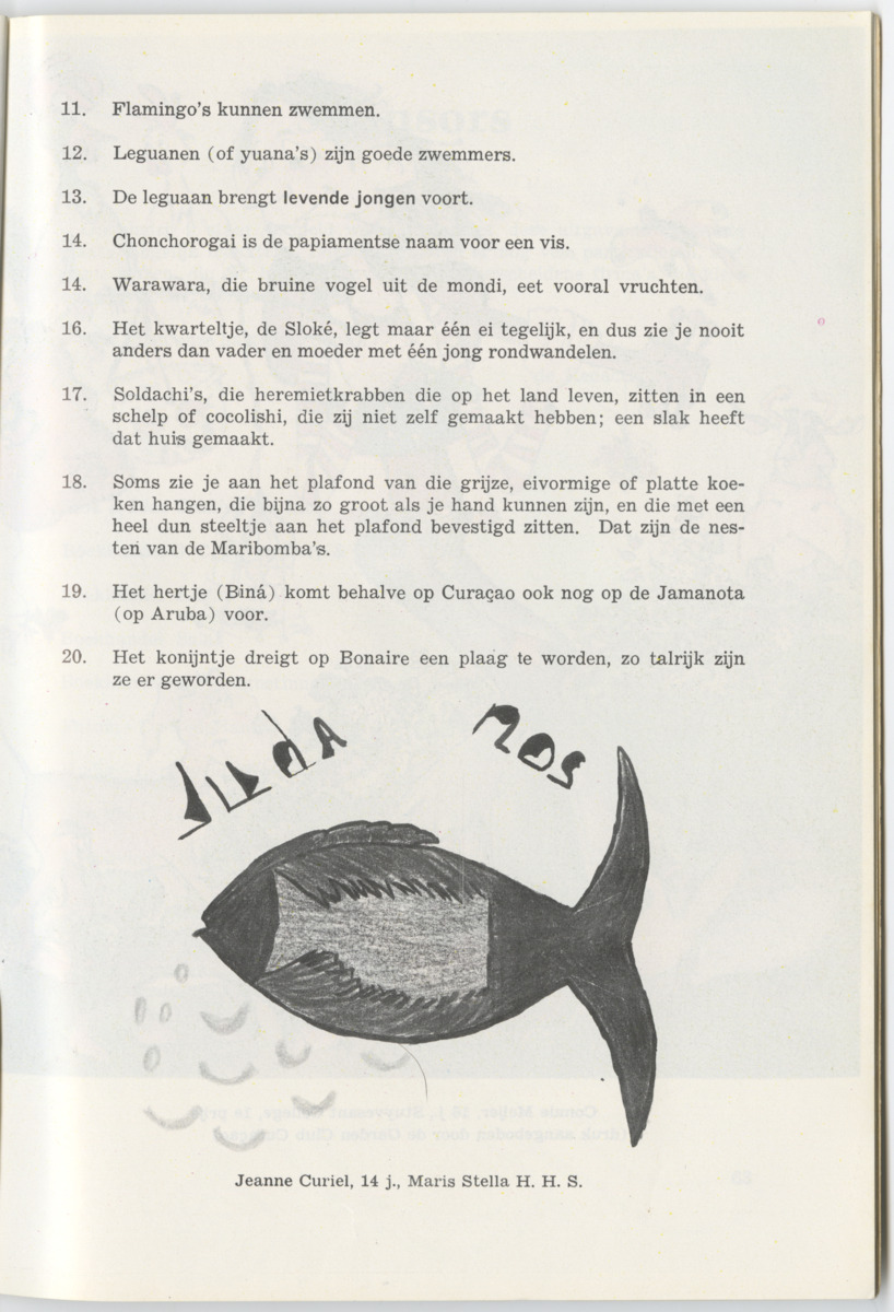 Uitgaven Stinapa - No. 12 - Kinderen over Dieren - New Page
