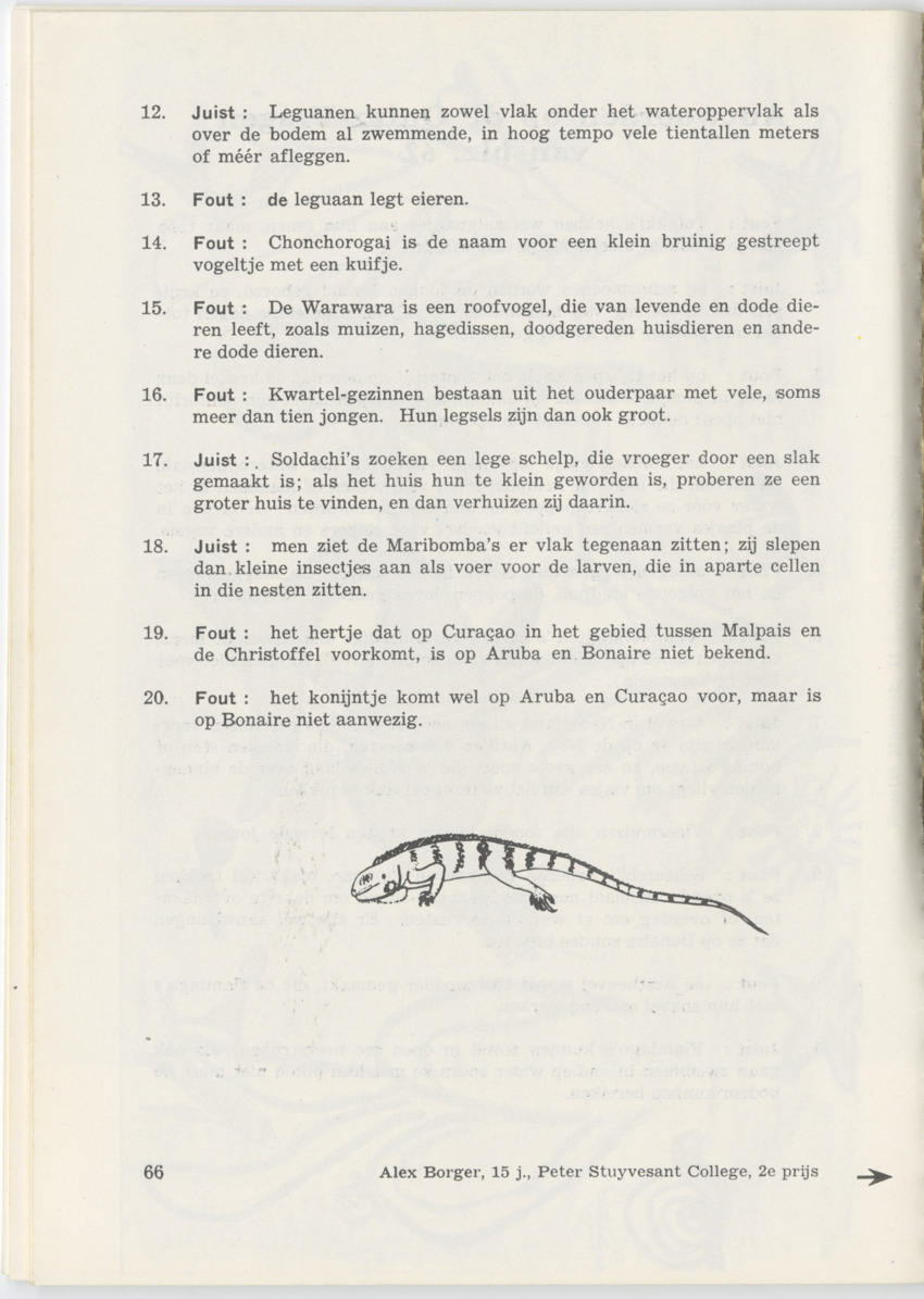 Uitgaven Stinapa - No. 12 - Kinderen over Dieren - New Page