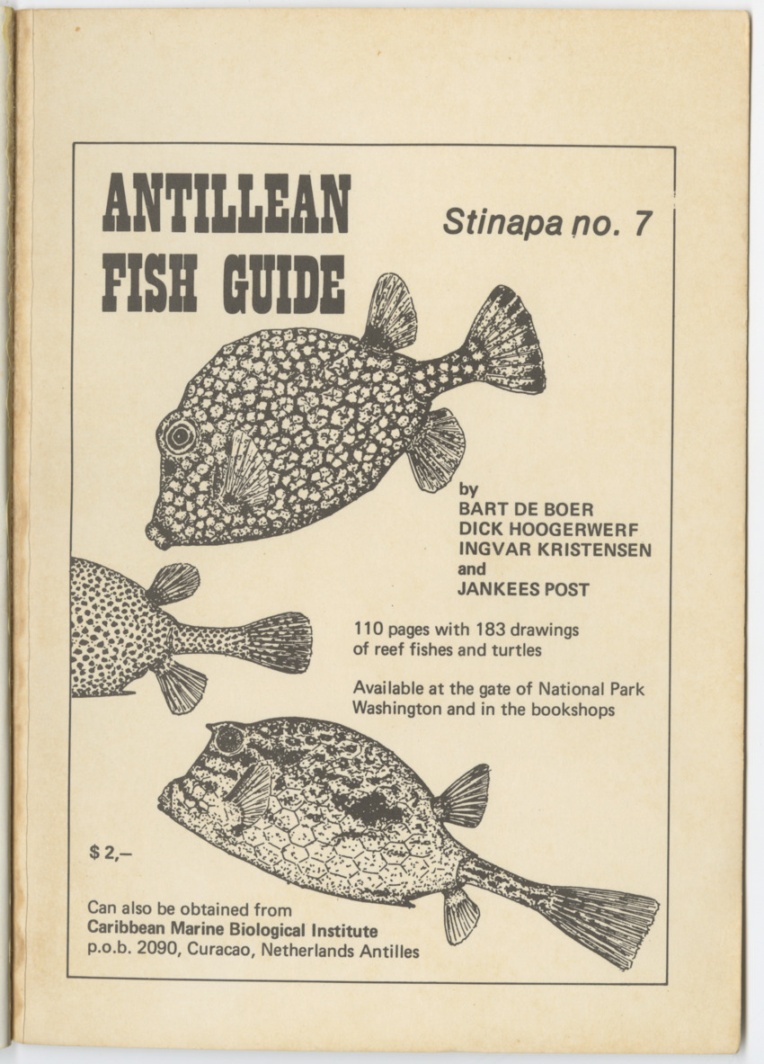 Uitgaven Stinapa - No. 12 - Kinderen over Dieren - New Page