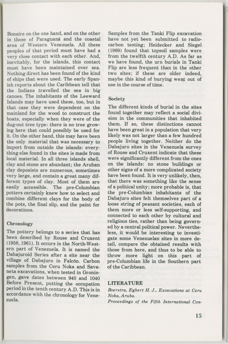 Uitgaven Stinapa - No. 14 - Aruba, zijn voorgeschiedenis zijn dieren - New Page
