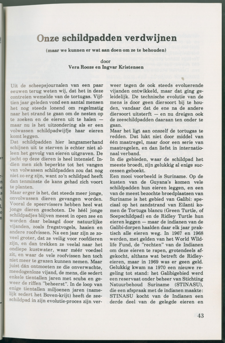 Uitgaven Stinapa - No. 14 - Aruba, zijn voorgeschiedenis zijn dieren - New Page