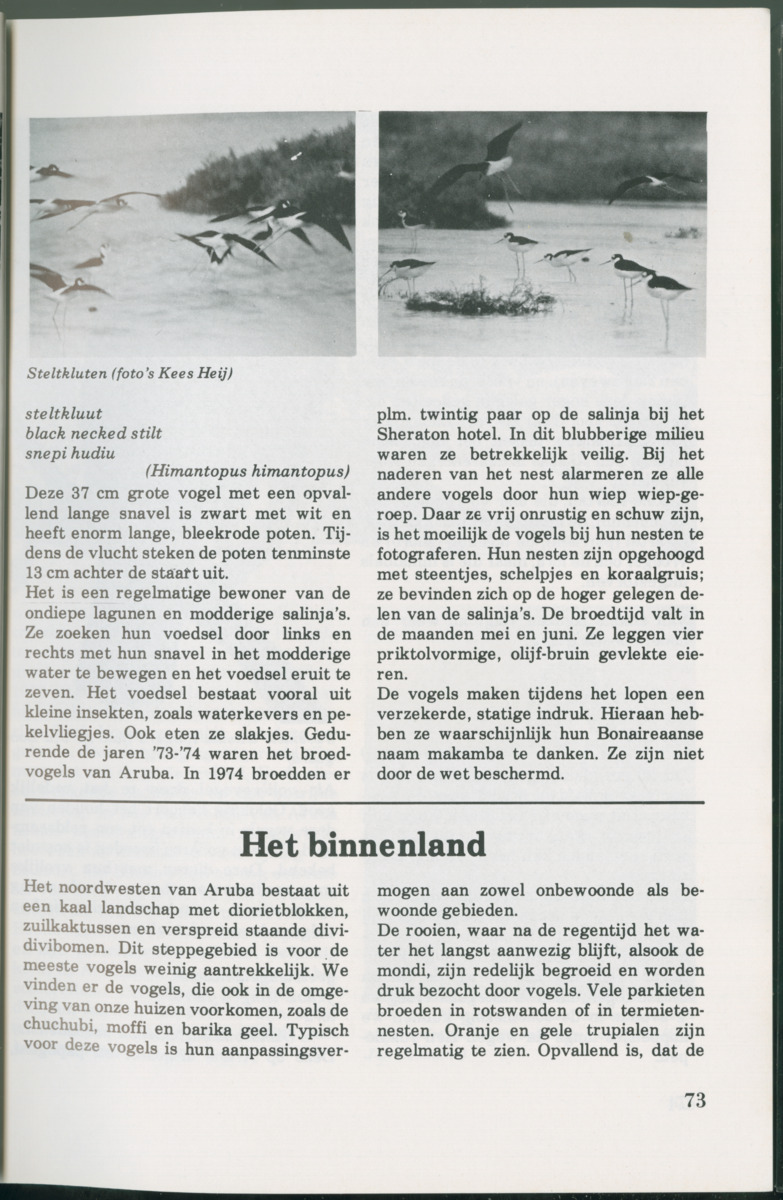 Uitgaven Stinapa - No. 14 - Aruba, zijn voorgeschiedenis zijn dieren - New Page