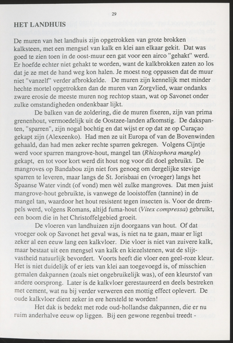 Uitgaven Stinapa - No. 35 - Plantage Savonet, Verleden en toekomst - New Page