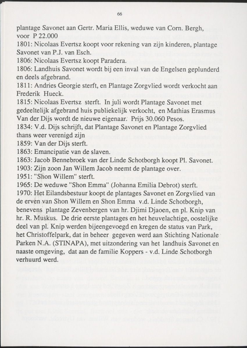 Uitgaven Stinapa - No. 35 - Plantage Savonet, Verleden en toekomst - New Page
