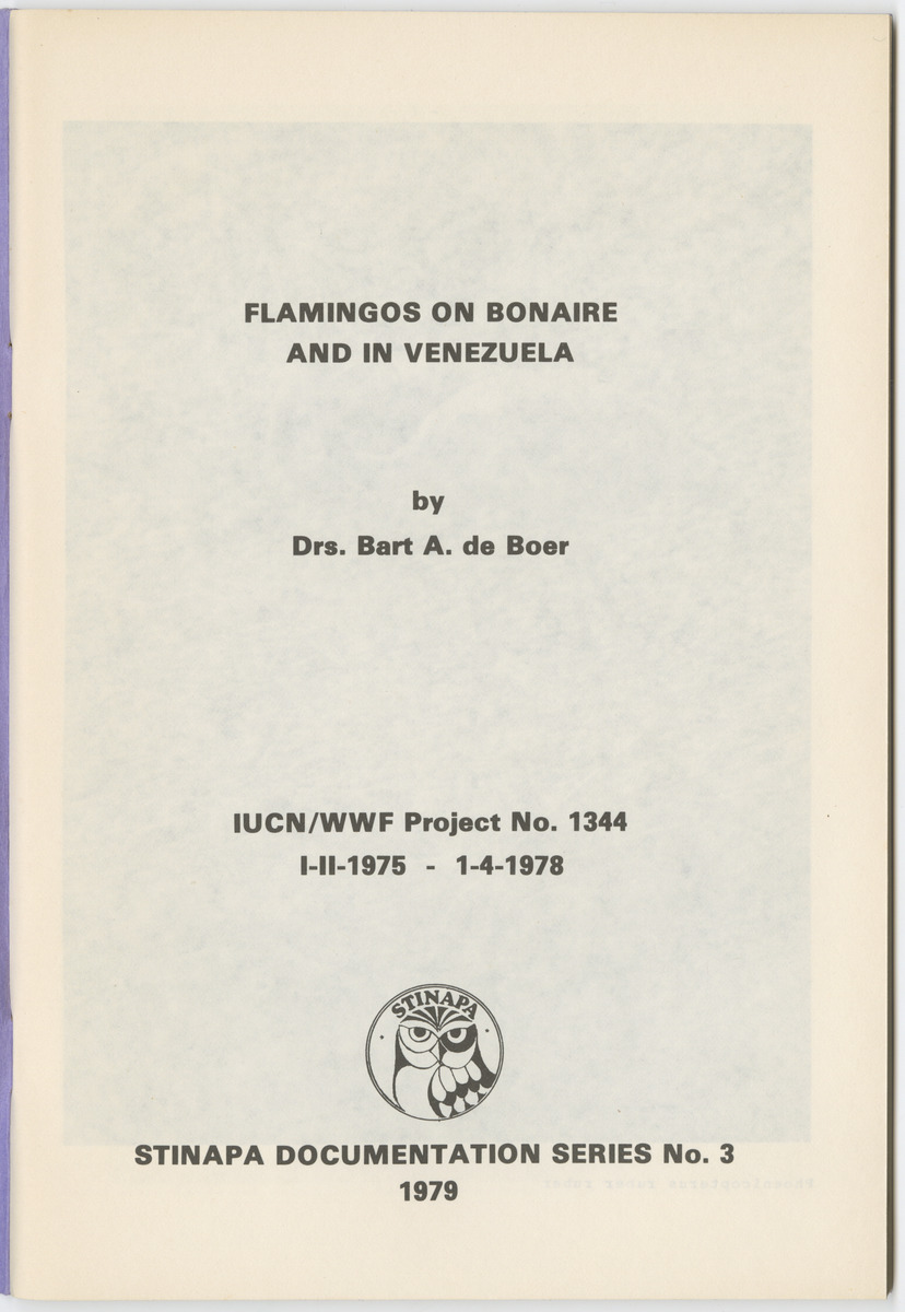 Documentatie Serie Stinapa - No. 3 - Flamingos on Bonaire and in Venezuela - New Page
