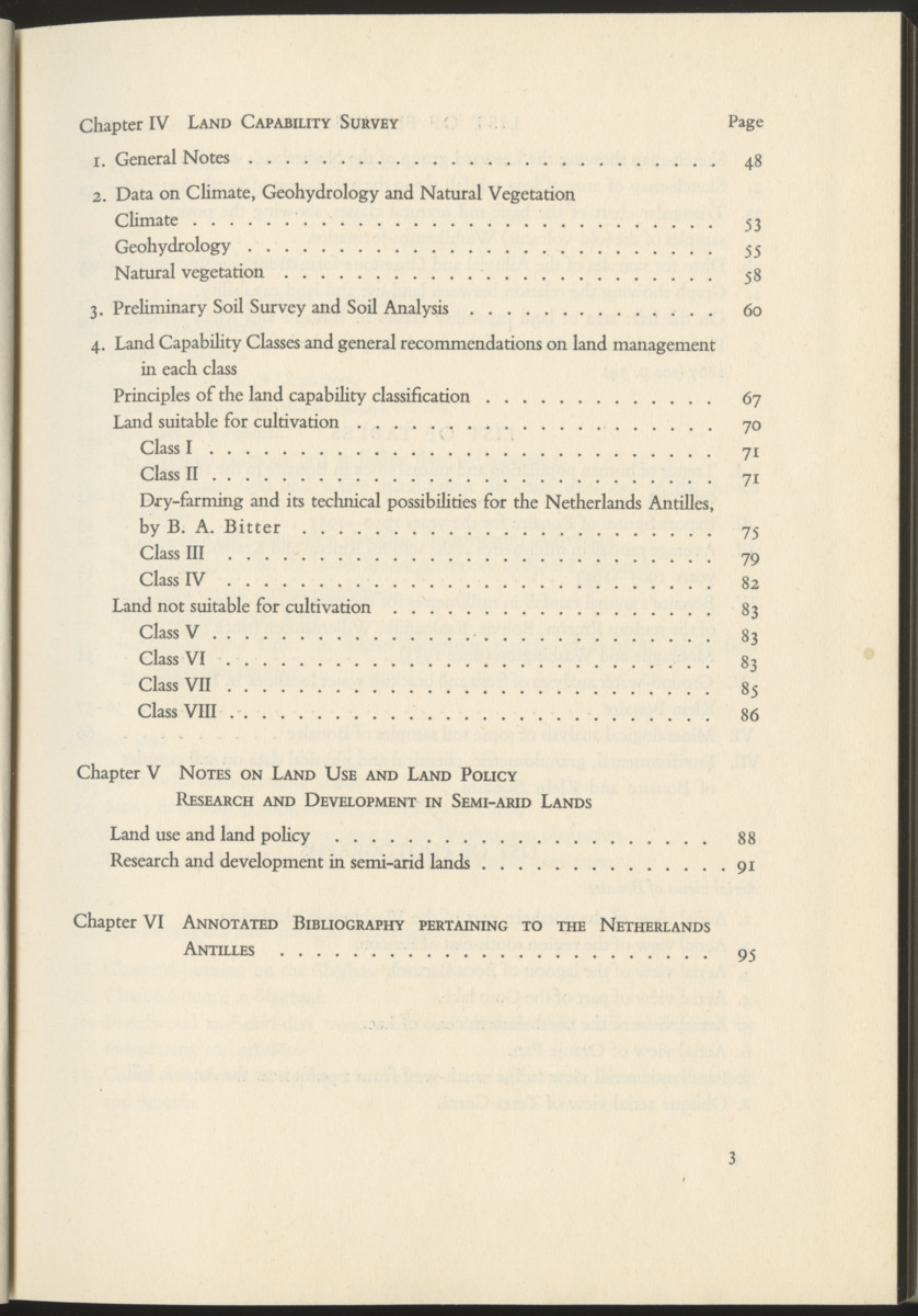 Photo-geological observations and land capability & land use survey of the Island of Bonaire (Netherlands Antilles) - New Page