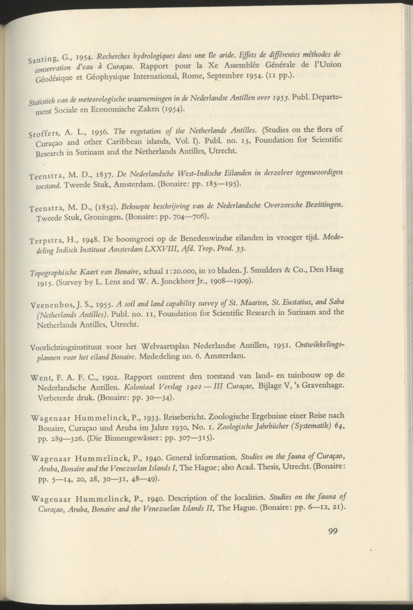 Photo-geological observations and land capability & land use survey of the Island of Bonaire (Netherlands Antilles) - New Page