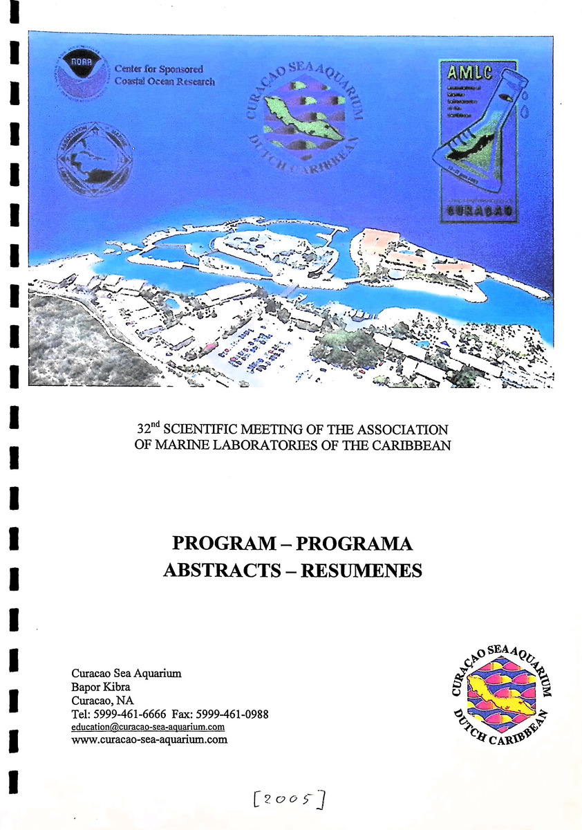 Association of Island Marine Laboratories - 32th Meeting - Sea Aquarium, Curacao - 2005 - New Page