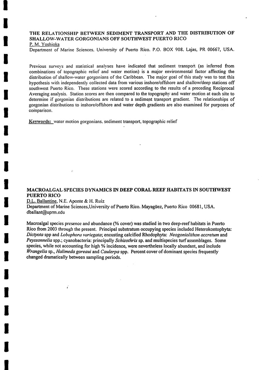 Association of Island Marine Laboratories - 32th Meeting - Sea Aquarium, Curacao - 2005 - New Page