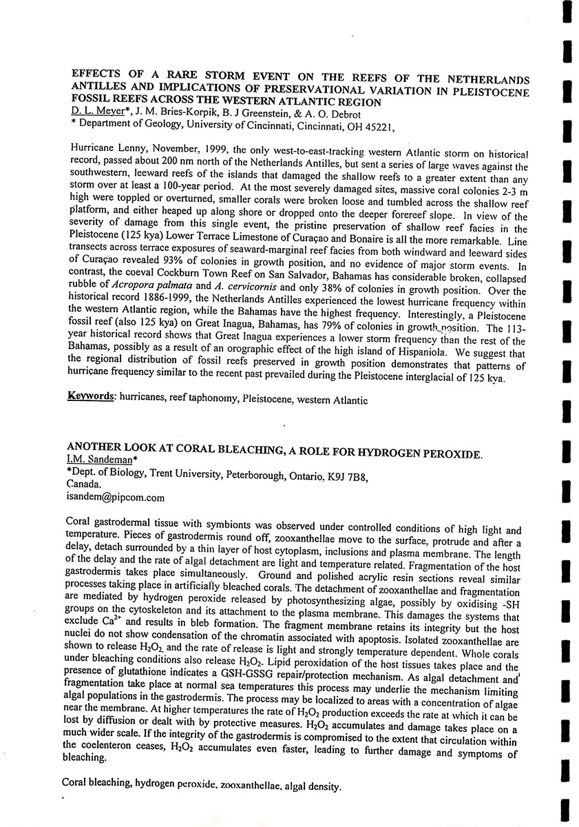 Association of Island Marine Laboratories - 32th Meeting - Sea Aquarium, Curacao - 2005 - New Page