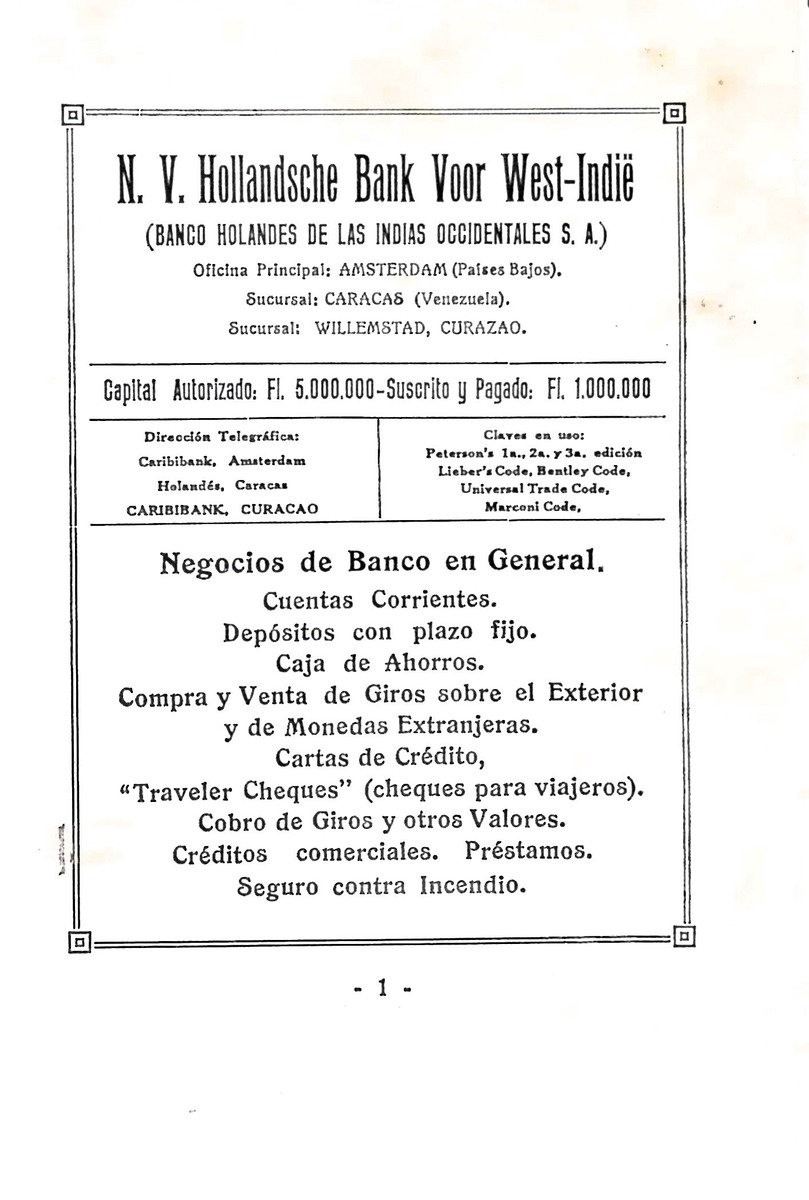 Almanaque de Curacao - 1932 - New Page