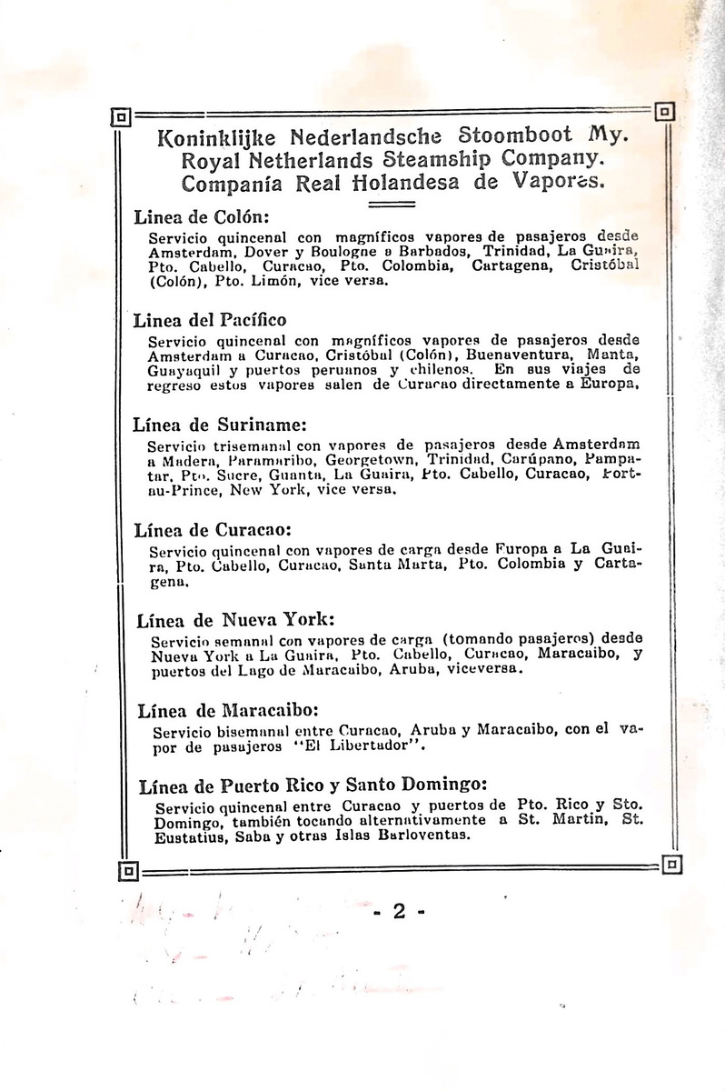 Almanaque de Curacao - 1932 - New Page