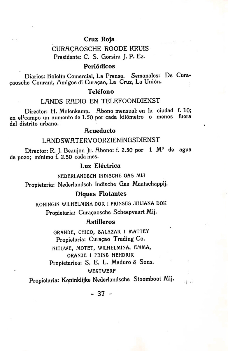 Almanaque de Curacao - 1932 - New Page