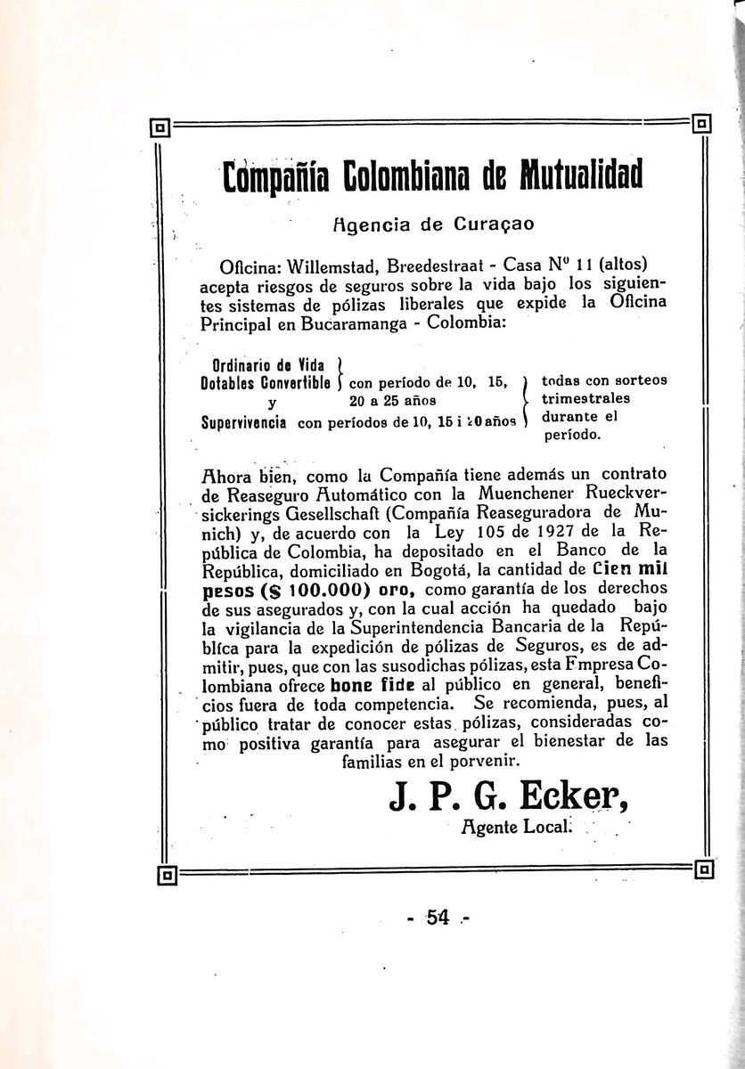 Almanaque de Curacao - 1932 - New Page
