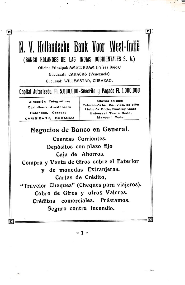 Almanaque de Curacao - 1933 - New Page