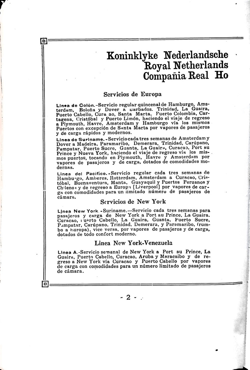 Almanaque de Curacao - 1933 - New Page