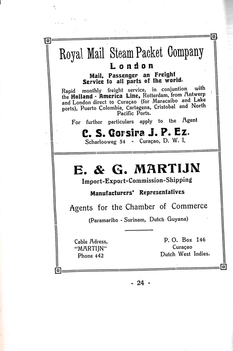 Almanaque de Curacao - 1933 - New Page