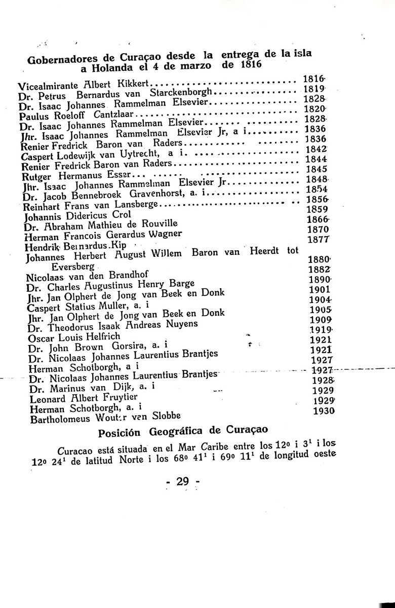 Almanaque de Curacao - 1933 - New Page