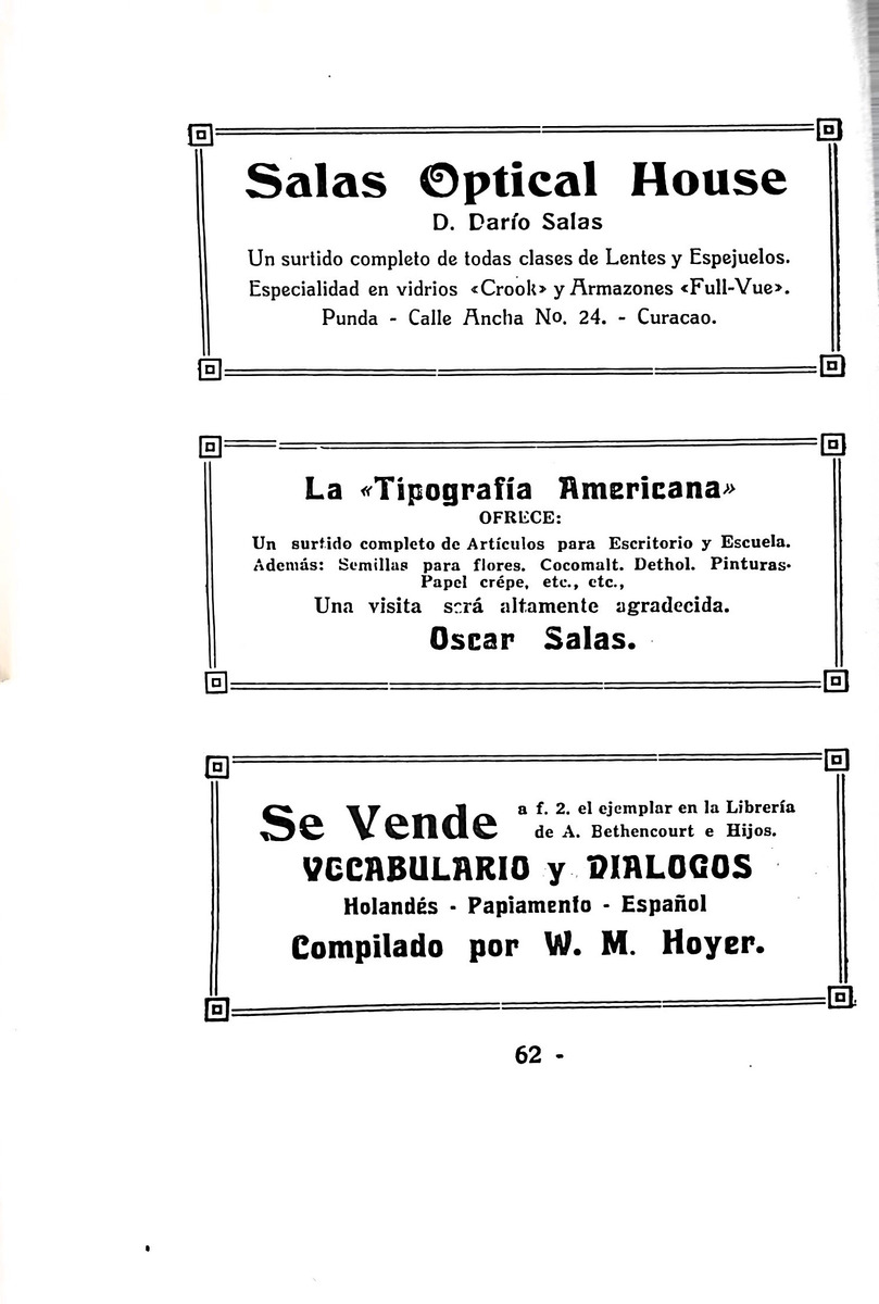 Almanaque de Curacao - 1933 - New Page