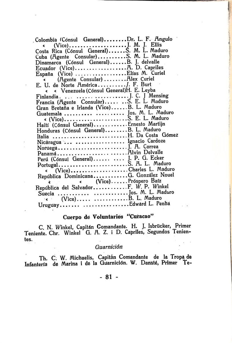 Almanaque de Curacao - 1933 - New Page
