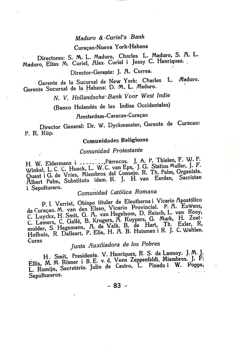 Almanaque de Curacao - 1933 - New Page