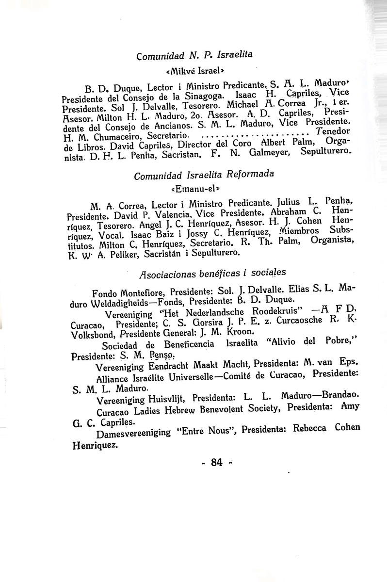 Almanaque de Curacao - 1933 - New Page